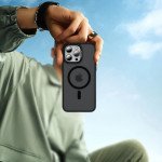 Wholesale Premium Matte Finish Magnetic Super Magsafe Camera Protection Lens Kickstand Case for Apple iPhone 16 Pro Max (Orange)